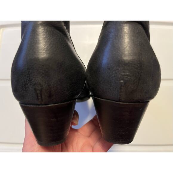 Aquatalia Italy Women's Fionna Chelsea Boots Size 8.5 Waterproof Gray Leather - Picture 6 of 10